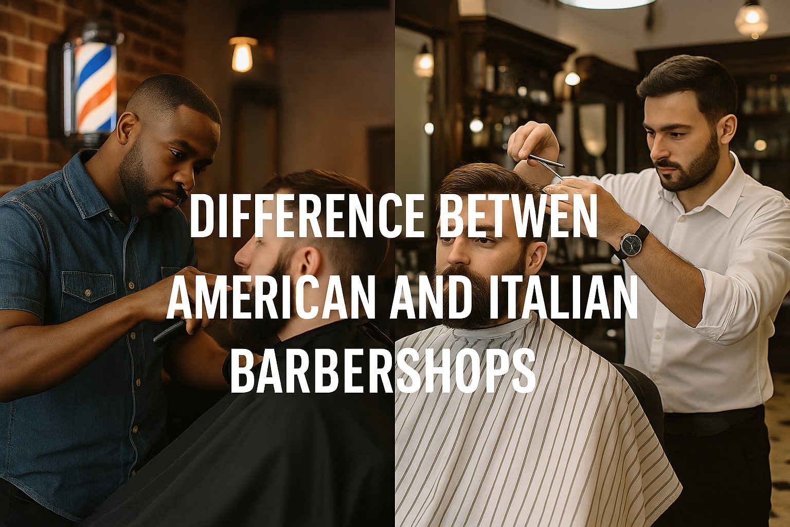 Difference between American and Italian barber shops