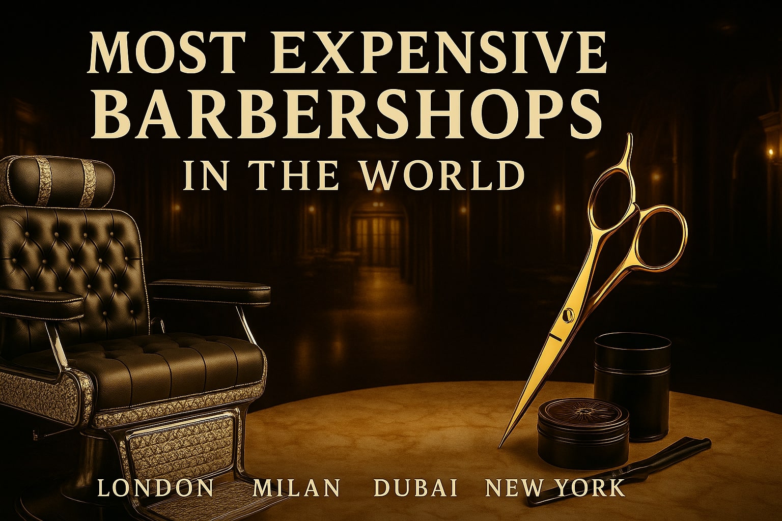 Most expensive barbershop in the world