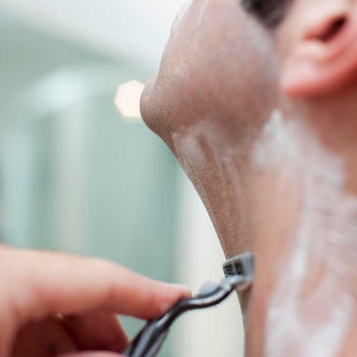 How to shave over the Adam 1