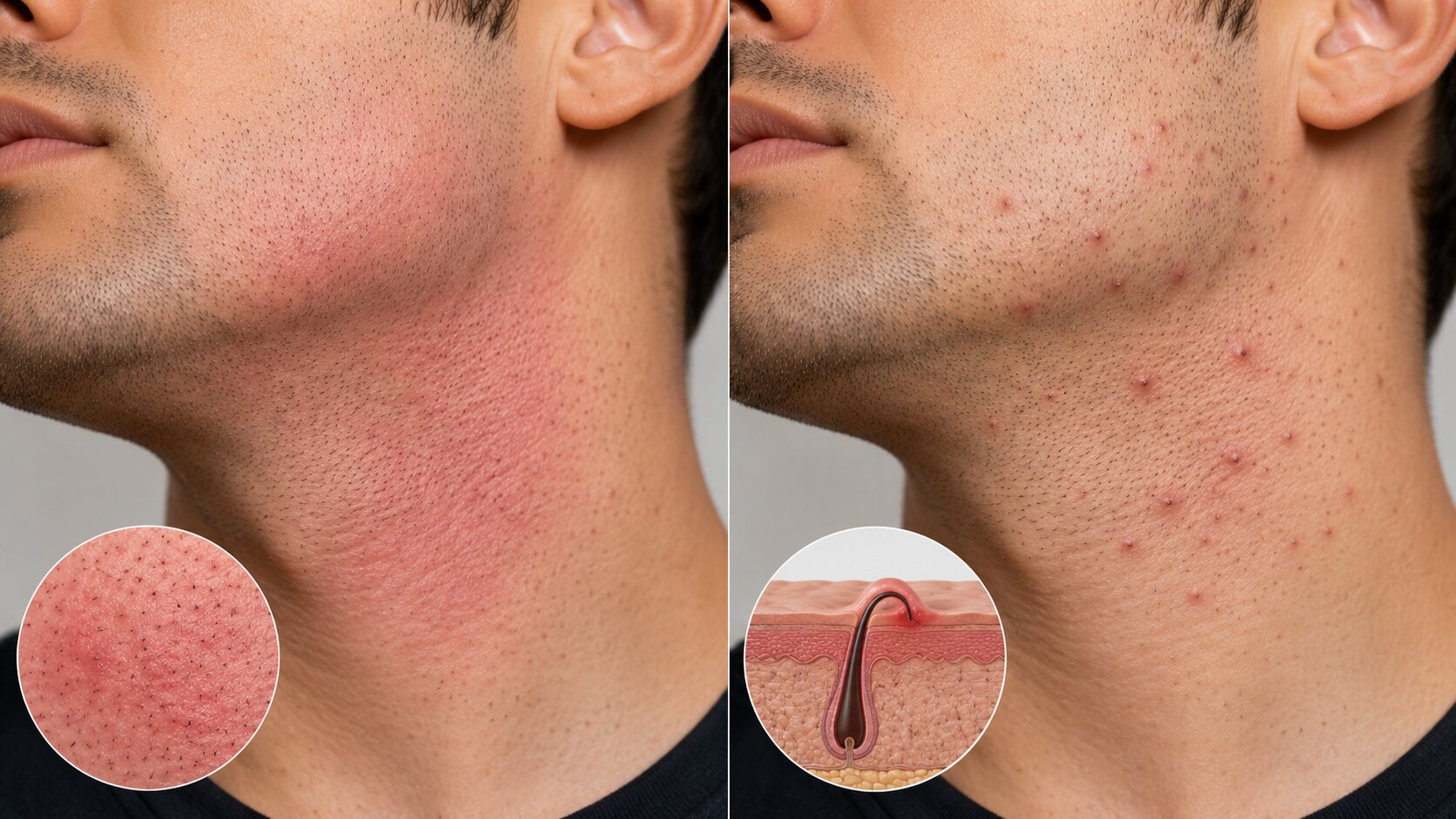 Razor Burn vs. Razor Bumps
